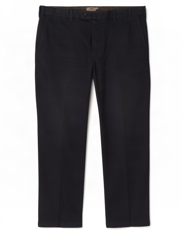 Marks & Spencer Mens Regular Fit Suit Trousers W38 L29 Navy Blue Cotton