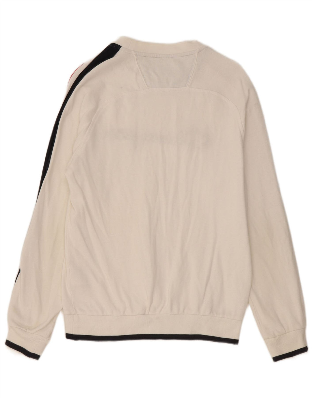Champion Mens Graphic Sweatshirt Jumper Small White Colourblock Cotton
