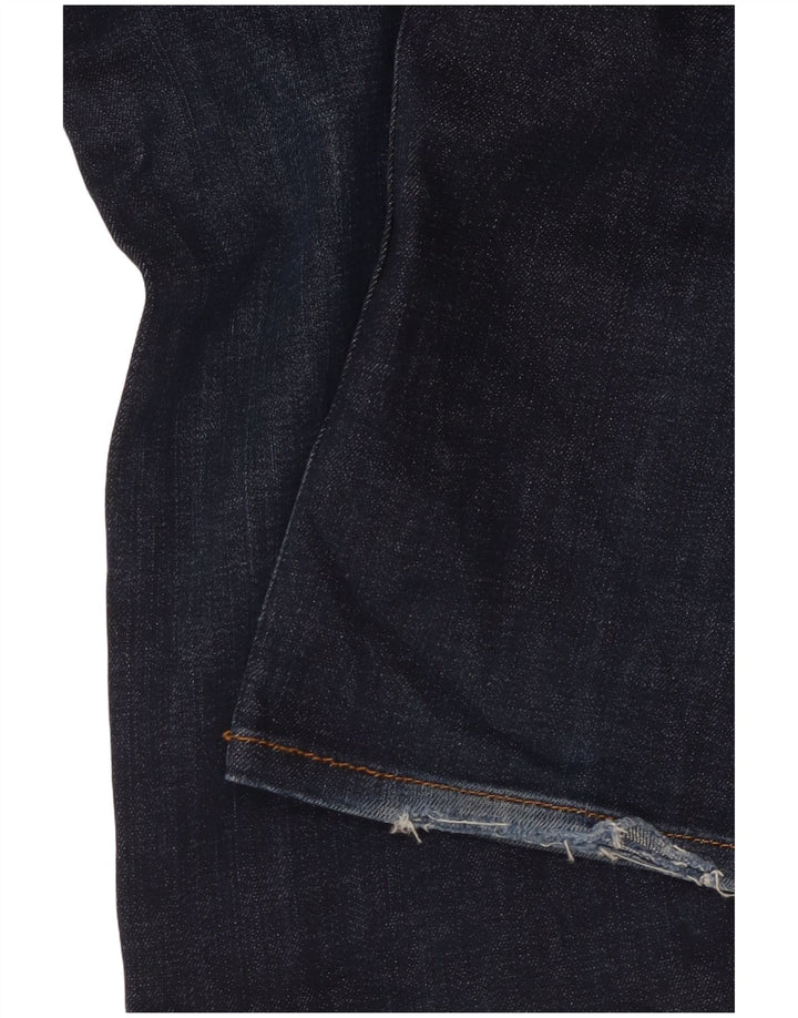 TOMMY HILFIGER Womens Straight Jeans W36 L32 Navy Blue Cotton