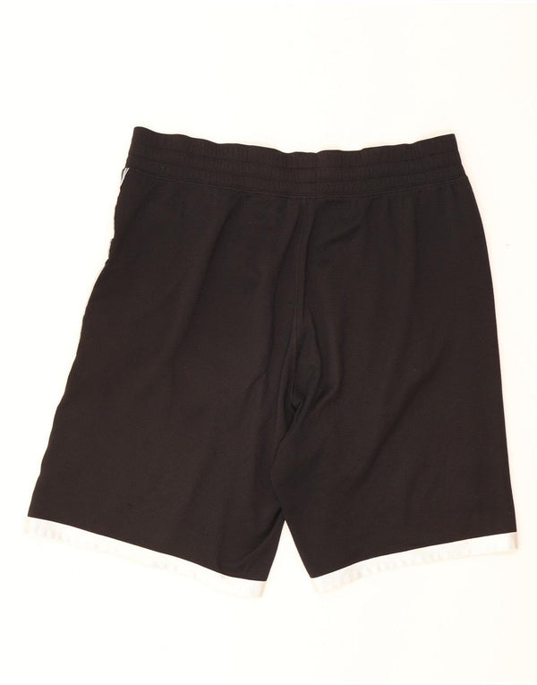 Champion Mens Graphic Sport Shorts Large Black Colourblock Polyester