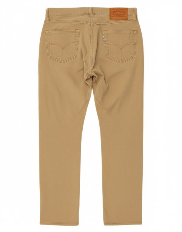 Levi's Mens 511 Slim Casual Trousers W30 L30 Beige Cotton