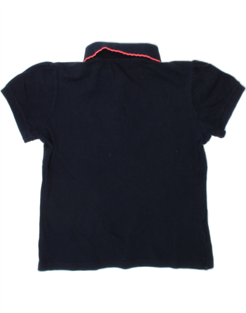FRED PERRY Girls Polo Shirt 13-14 Years Navy Blue Cotton Vintage Fred Perry and Second-Hand Fred Perry from Messina Hembry 