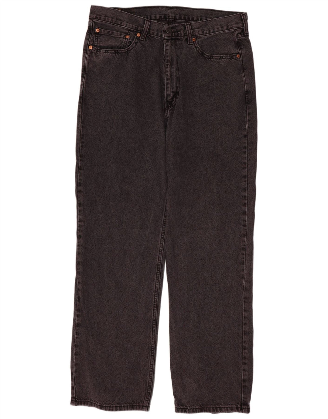 Levi's Mens 565 Straight Jeans W33 L32 Purple Cotton