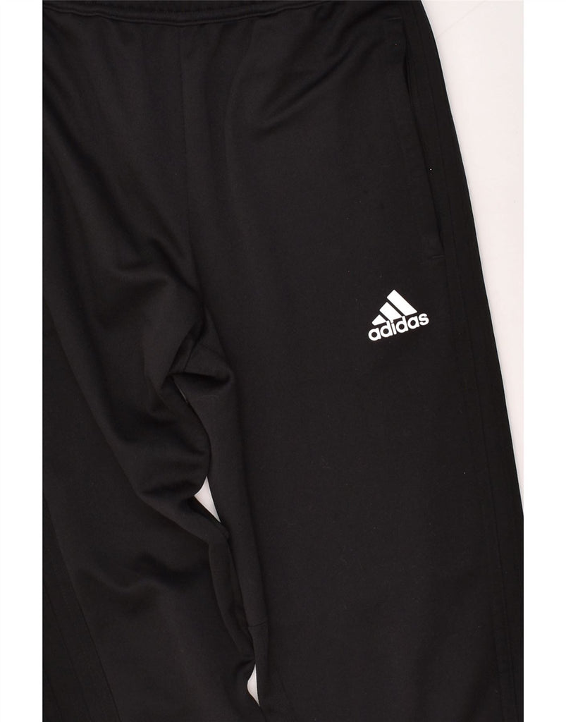 ADIDAS Boys Climacool Tracksuit Trousers 11-12 Years Black Polyester | Vintage Adidas | Thrift | Second-Hand Adidas | Used Clothing | Messina Hembry 
