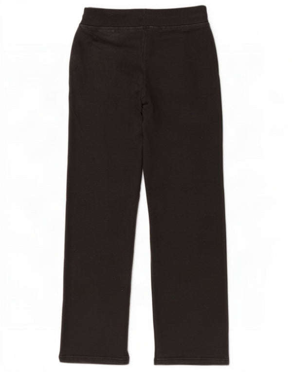 Hollister Womens Graphic Tracksuit Trousers UK 6 XS Black Cotton