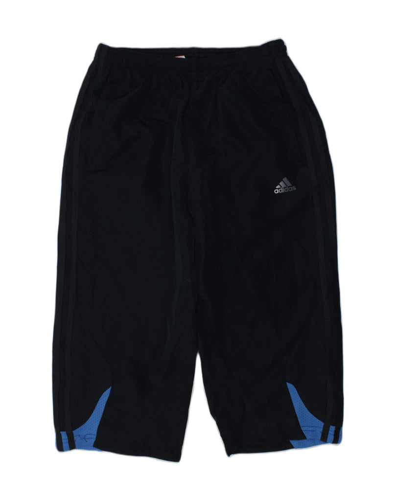 ADIDAS Boys Climacool Bermuda Sport Shorts 13-14 Years Navy Blue Polyester | Vintage Adidas | Thrift | Second-Hand Adidas | Used Clothing | Messina Hembry 