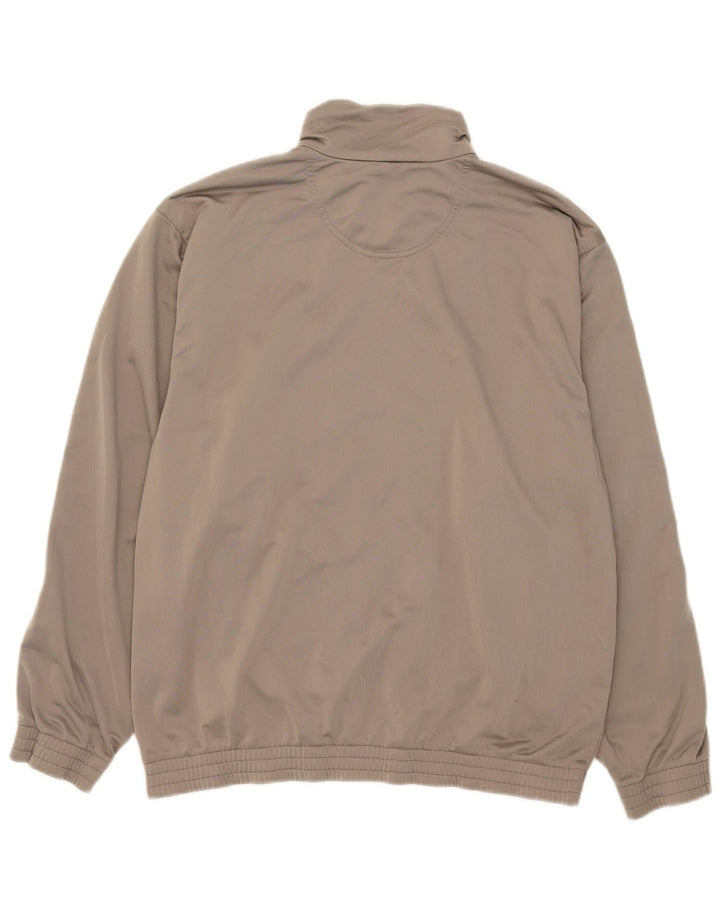 Lotto Mens Tracksuit Top Jacket UK 40/42 Large Grey Polyester