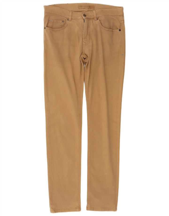 HARMONT & BLAINE Mens Skinny Casual Trousers IT 48 Medium W34 L32 Beige