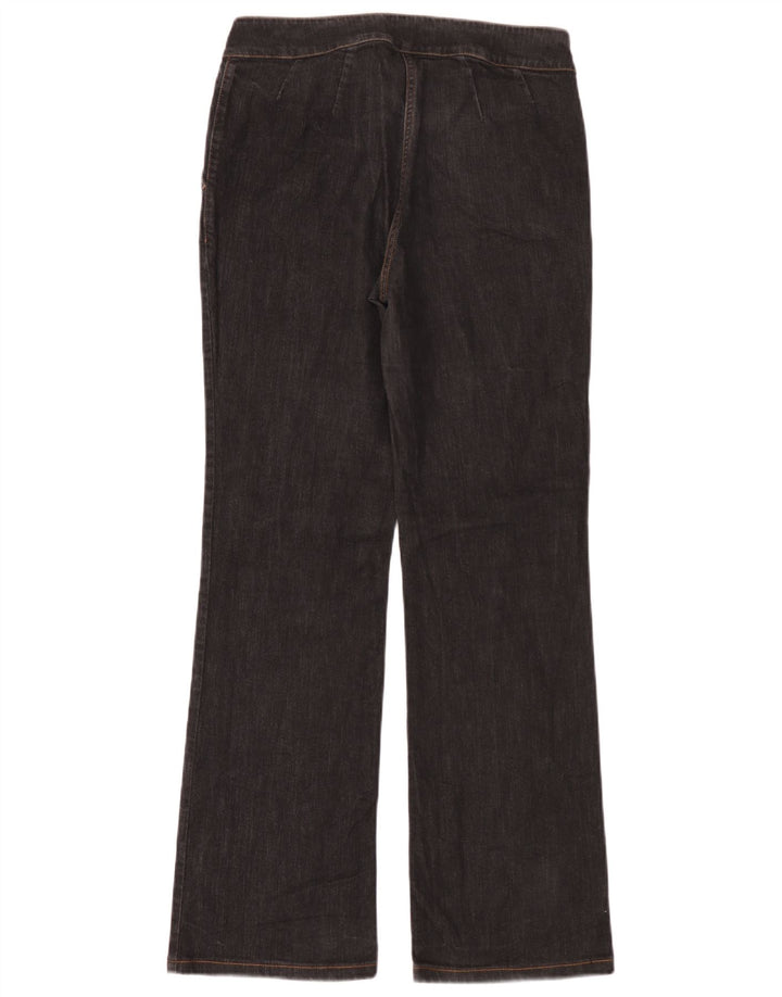 Trussardi Womens Bootcut Jeans W30 L32 Black Cotton