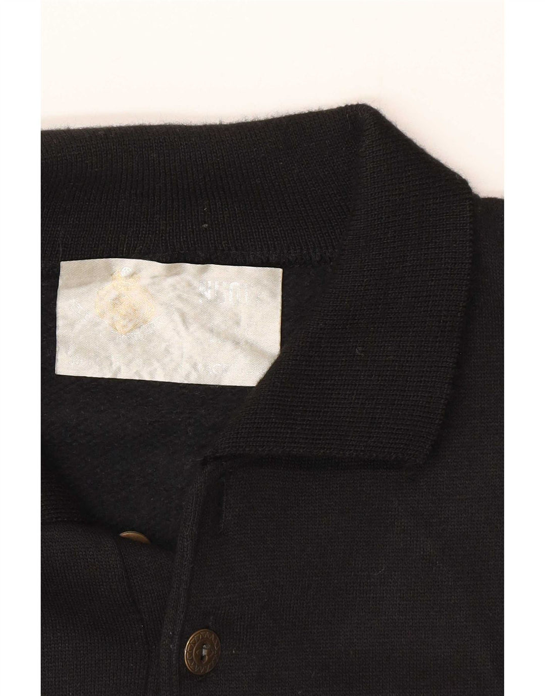Vintage Mens Polo Neck Jumper Sweater 2XL Black