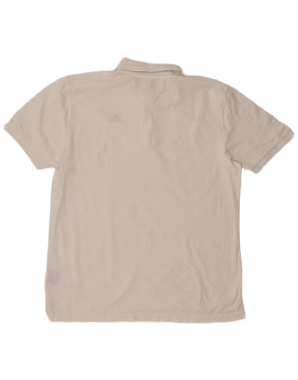 Kappa Mens Polo Shirt XL White Cotton