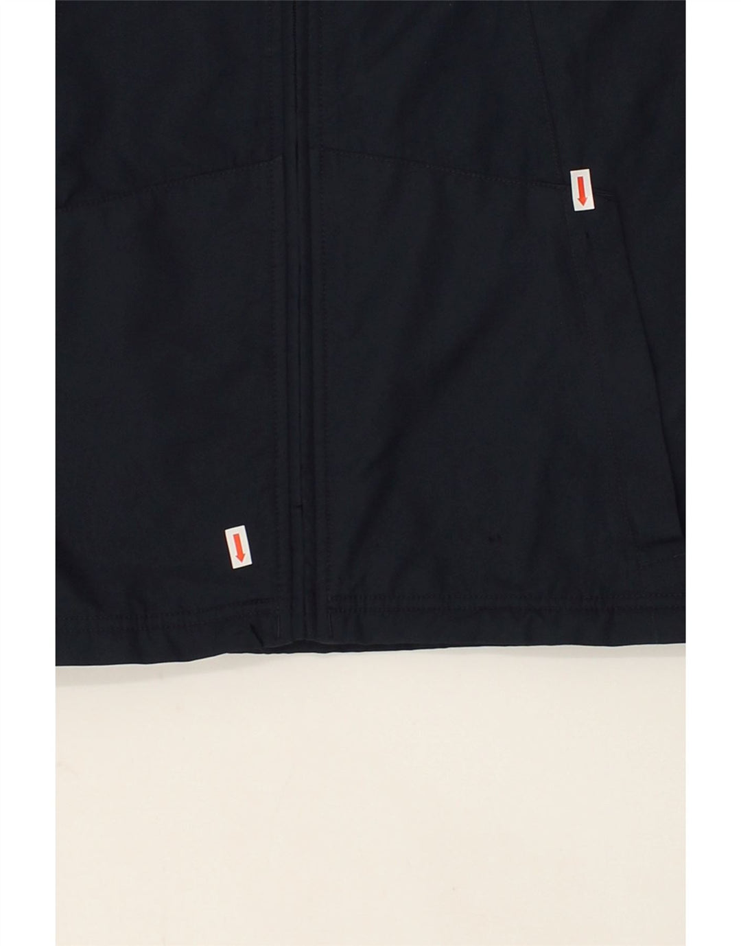 ADIDAS Boys Windbreaker Jacket 11-12 Years Navy Blue Striped Polyester | Vintage Adidas | Thrift | Second-Hand Adidas | Used Clothing | Messina Hembry 
