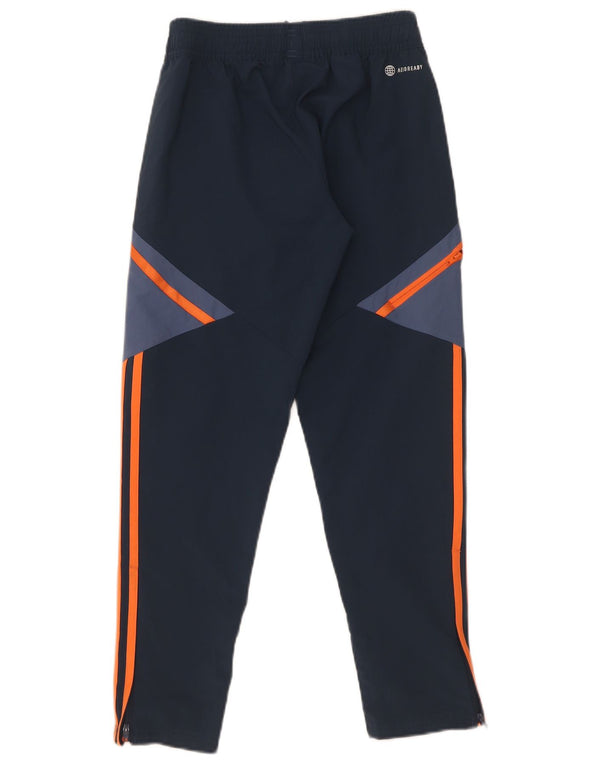 Adidas Boys Manchester United Tracksuit Trousers 9-10 Years Navy Blue