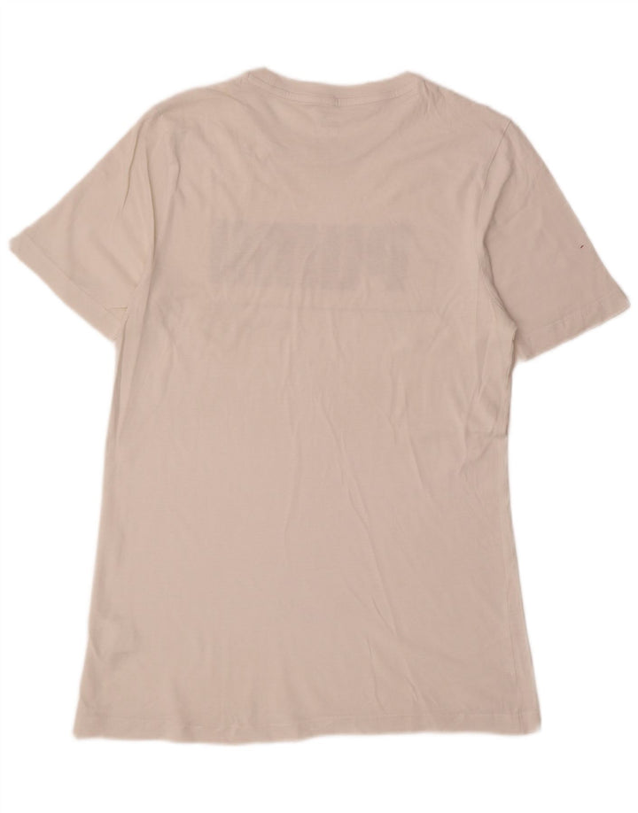 Puma Mens Graphic T-Shirt Top Small White