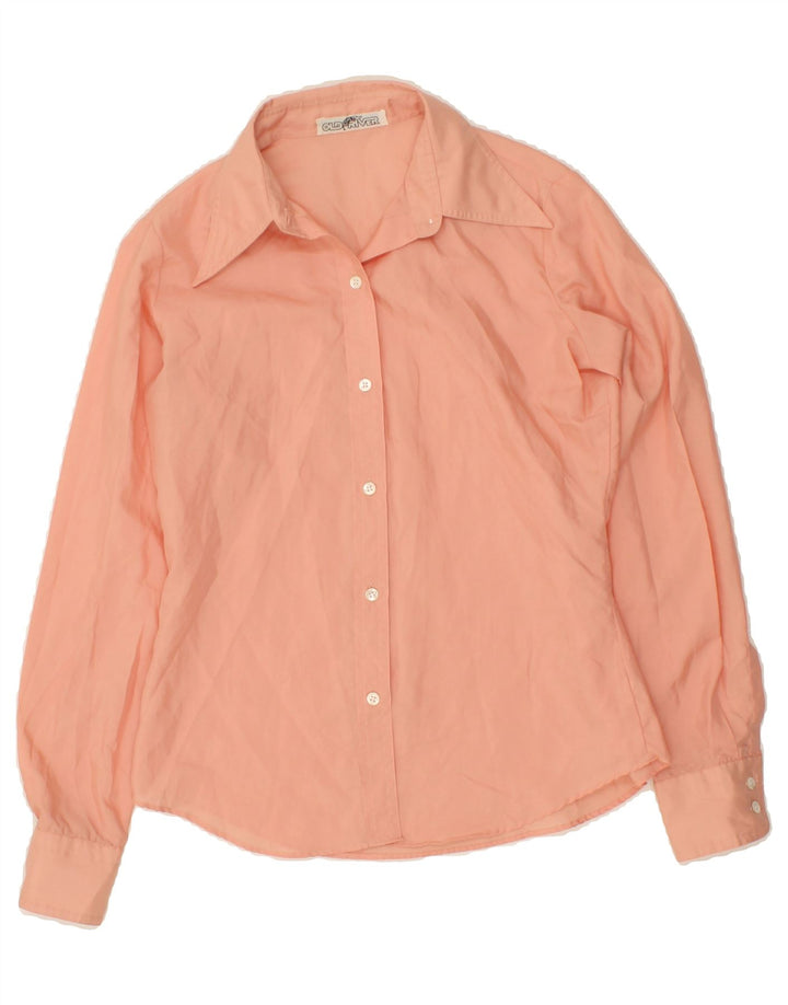 OLD RIVER Womens Shirt IT 46 Large Pink Vintage Old River and Second-Hand Old River from Messina Hembry 