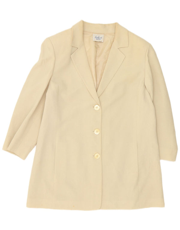 Luisa Spagnoli Womens 3 Button 2 Piece Skirt Set IT 48 XL W34 Beige