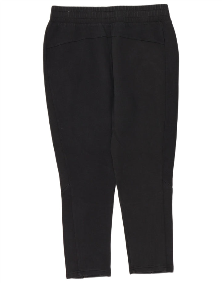 PUMA Mens Tracksuit Trousers Large  Black Cotton
