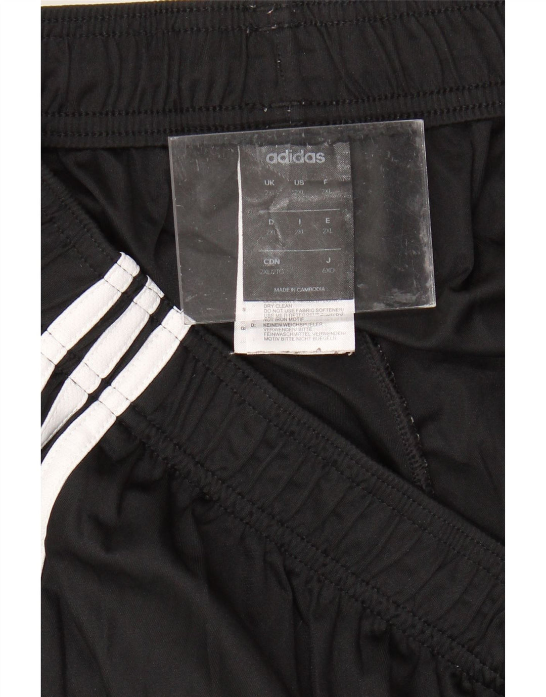 ADIDAS Mens Casual Shorts 2XL  Black Polyester