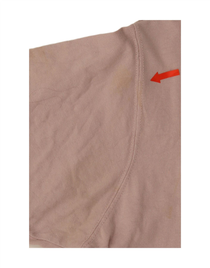 Dickies Mens Graphic T-Shirt Top Small Pink Cotton