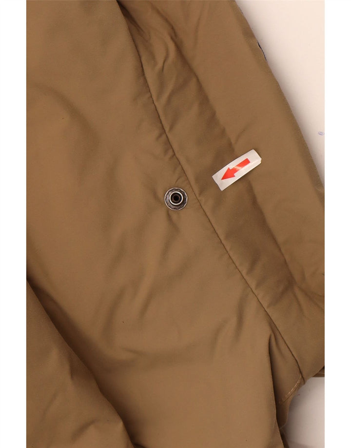 North Sails Mens Windbreaker Jacket UK 42 XL Brown Polyamide