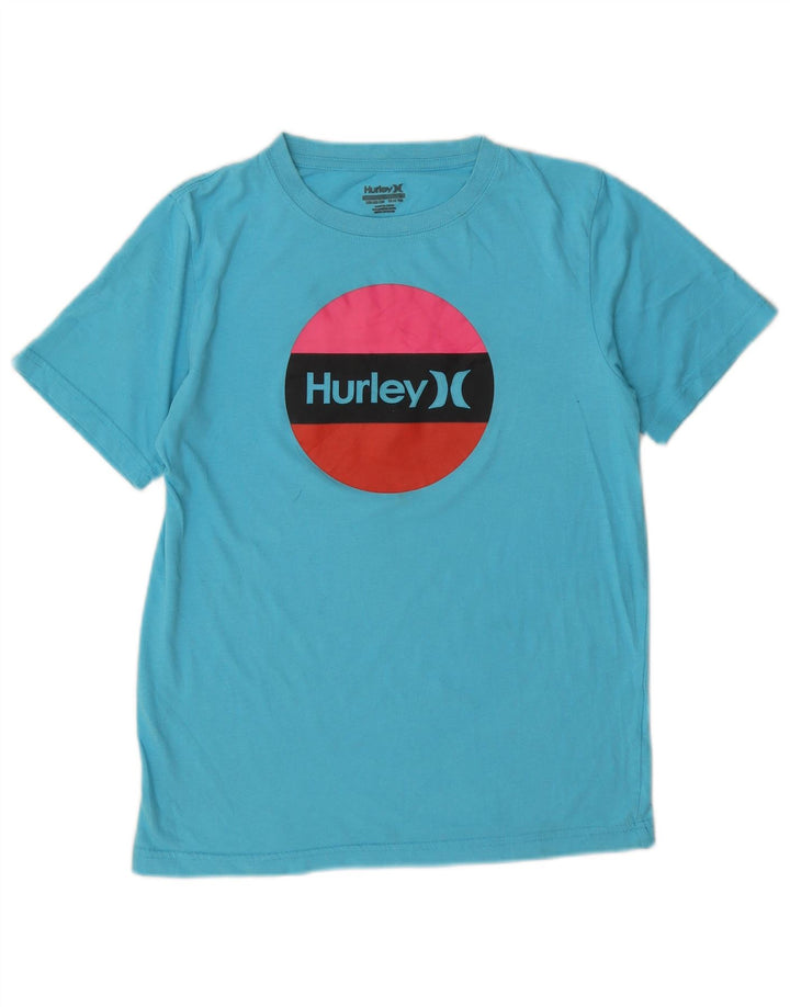 Hurley Boys Graphic T-Shirt Top 12-13 Years Blue