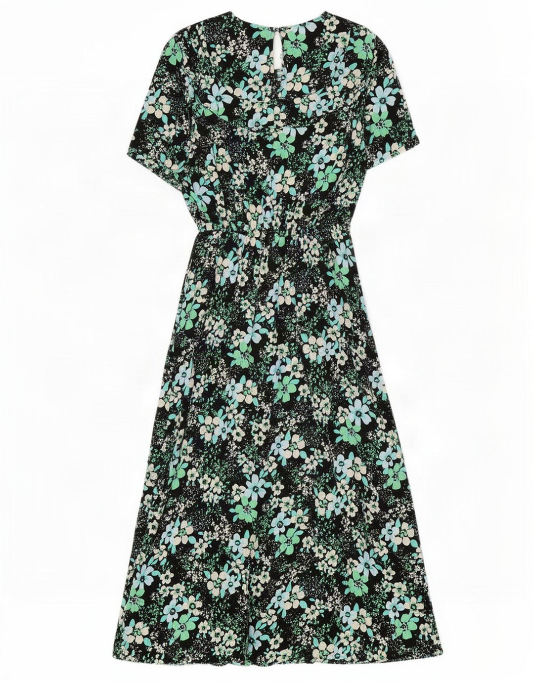 Marks & Spencer Womens Maxi Dress UK 10 Small Multicoloured Floral Viscose