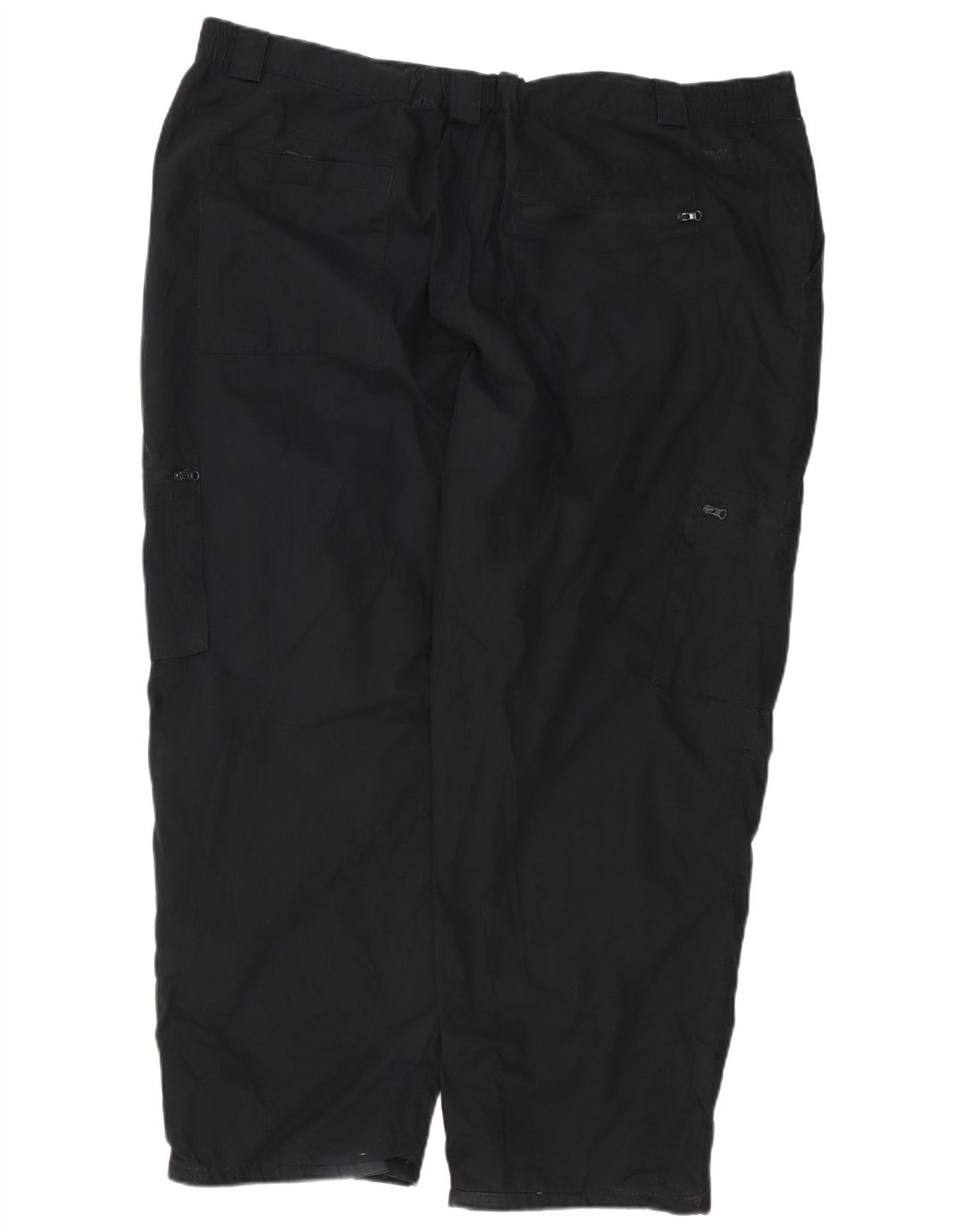 MOUNTAIN WAREHOUSE Mens Straight Cargo Trousers W44 L27  Black Polyester