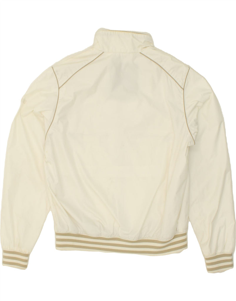 AMERICANINO Mens Bomber Jacket UK 40 Large Beige Polyester | Vintage Americanino | Thrift | Second-Hand Americanino | Used Clothing | Messina Hembry 