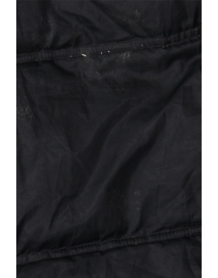 ADIDAS Mens Padded Jacket UK 40/42 Medium Navy Blue Polyester