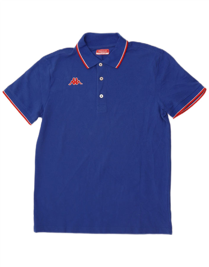 Kappa Mens Polo Shirt Large Blue