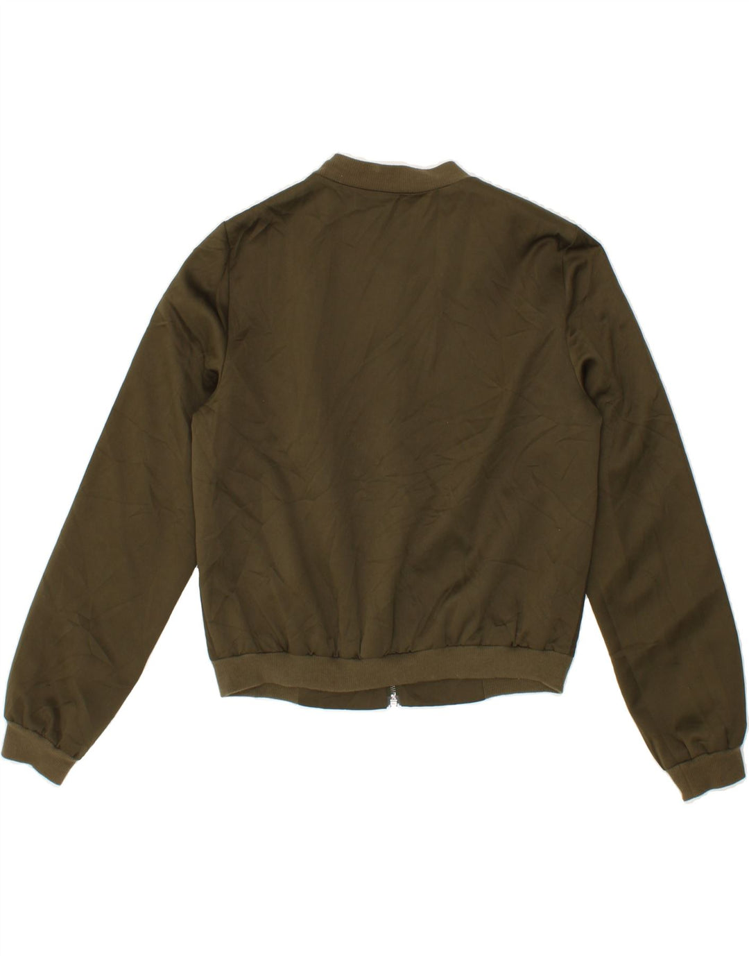 OASIS Womens Bomber Jacket UK 10 Small  Khaki Polyester Vintage Oasis and Second-Hand Oasis from Messina Hembry 