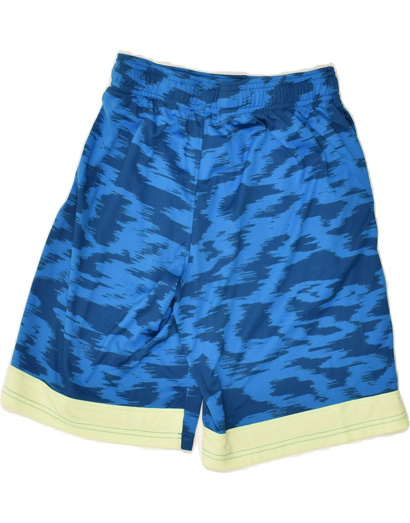 UNDER ARMOUR Boys Heat Gear Graphic Sport Shorts 11-12 Years Large Blue | Vintage Under Armour | Thrift | Second-Hand Under Armour | Used Clothing | Messina Hembry 