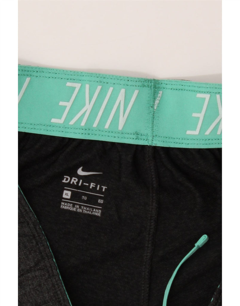 NIKE Womens Dri Fit Sport Shorts UK 18 XL Grey Polyester Vintage Nike and Second-Hand Nike from Messina Hembry 