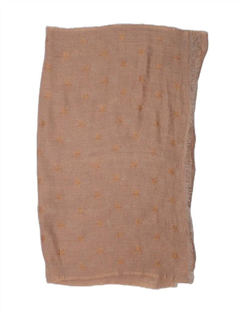 OLIVER BONAS Womens Square Scarf One Size Beige Polyester | Vintage Oliver Bonas | Thrift | Second-Hand Oliver Bonas | Used Clothing | Messina Hembry 