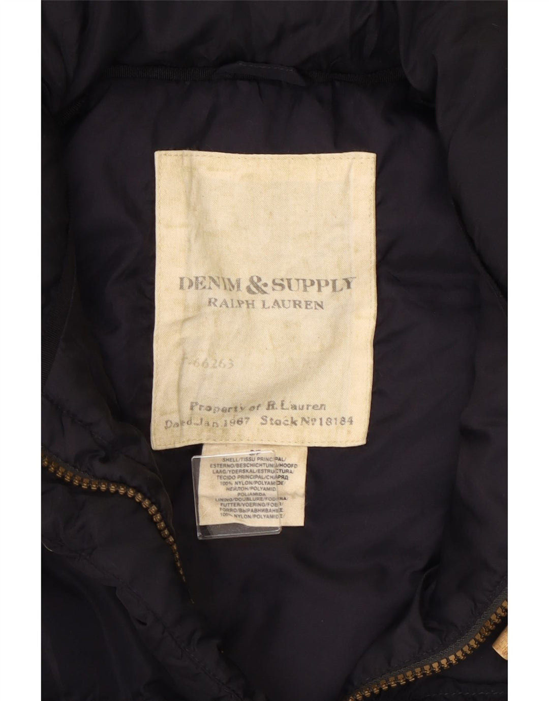 Ralph Lauren Womens Duffle Padded Gilet UK 10 Small Navy Blue Nylon