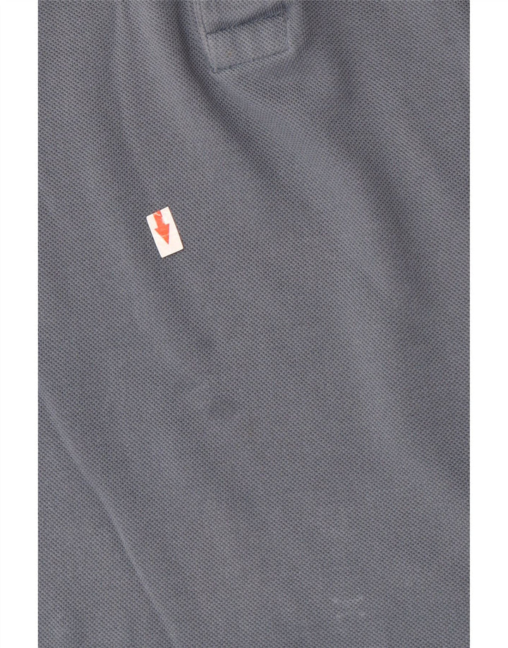 Lacoste Mens Polo Shirt Size 6 XL Grey Cotton