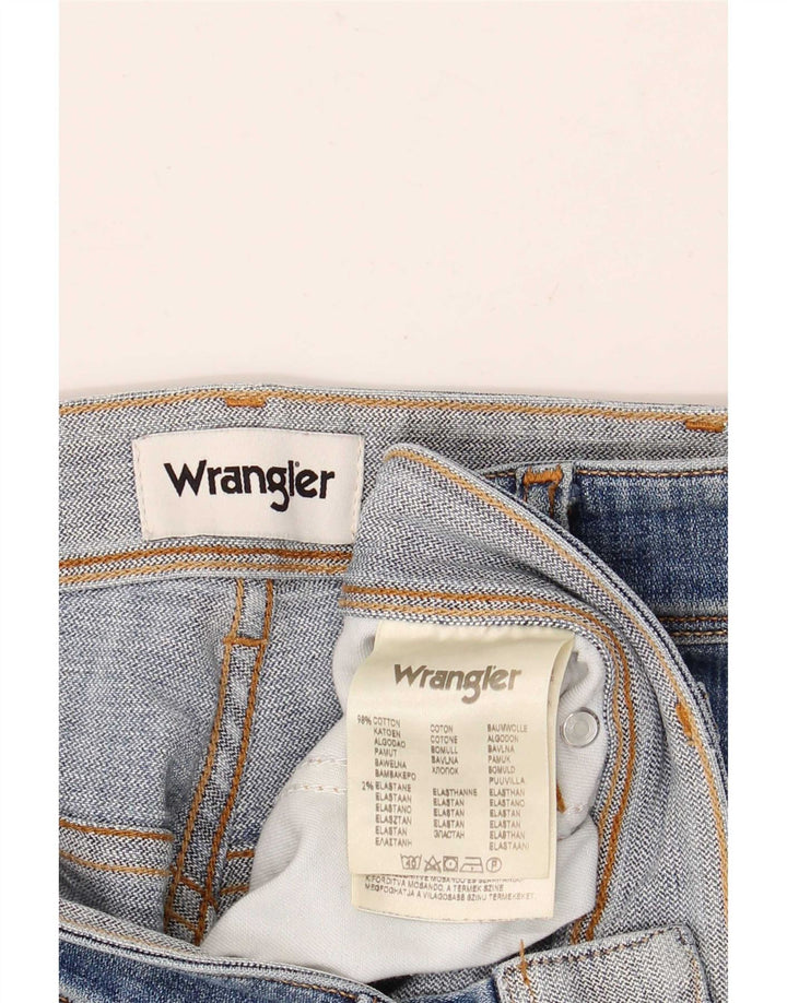 Wrangler Mens Texas Straight Jeans W34 L30 Blue Cotton