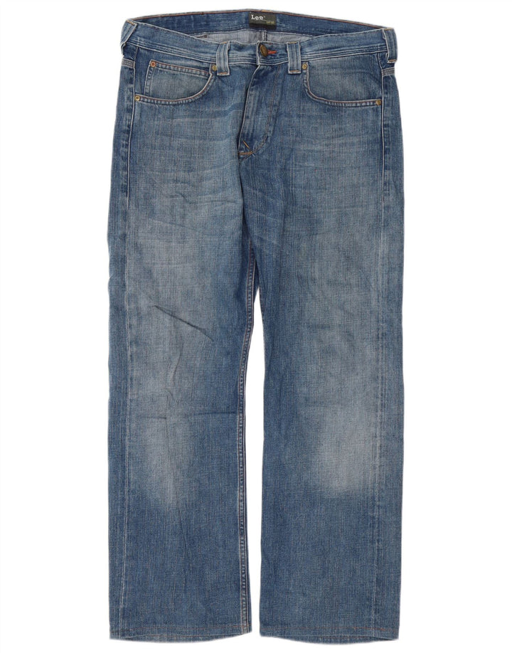 LEE Mens Kent Loose Jeans W32 L32 Blue Cotton