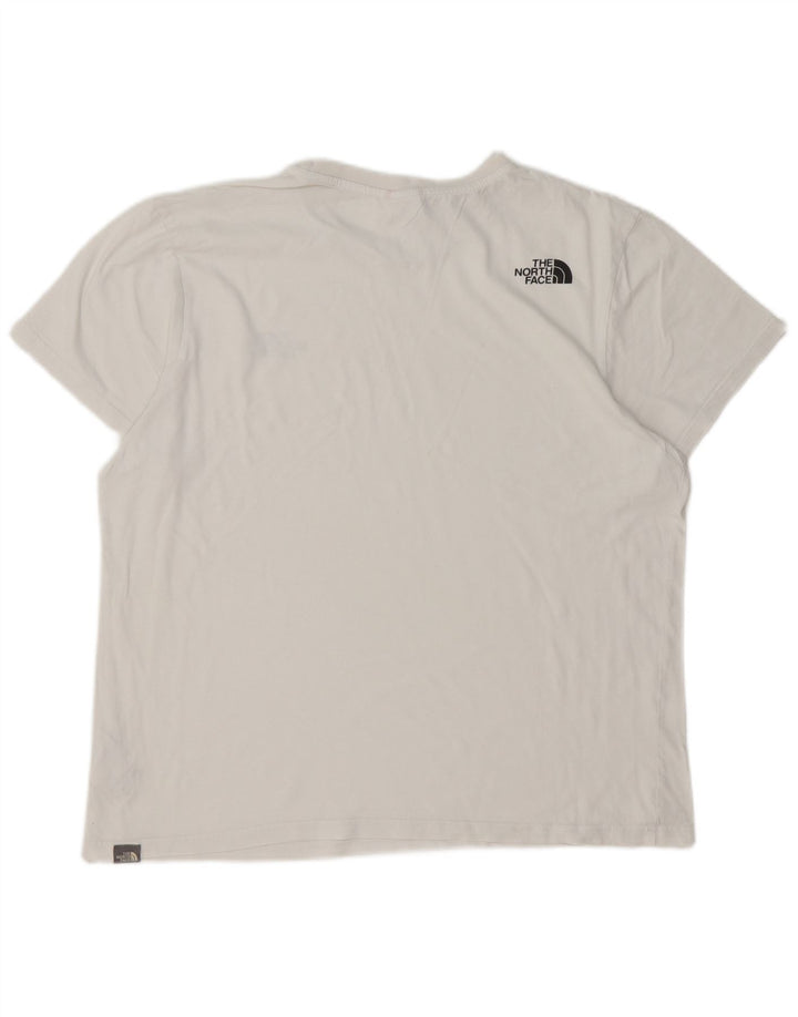 THE NORTH FACE Mens T-Shirt Top Large White Cotton