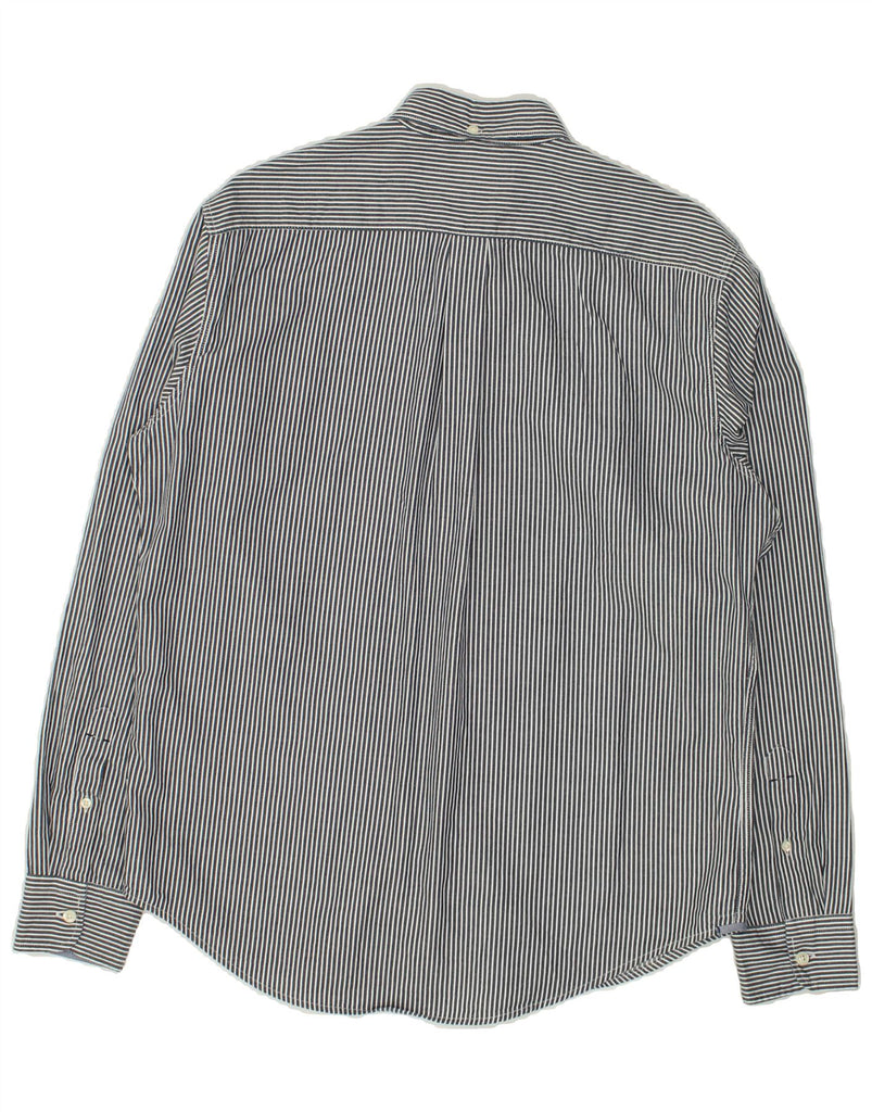 LEVI'S Mens Standard Fit Shirt Medium Grey Striped Cotton | Vintage Levi's | Thrift | Second-Hand Levi's | Used Clothing | Messina Hembry 