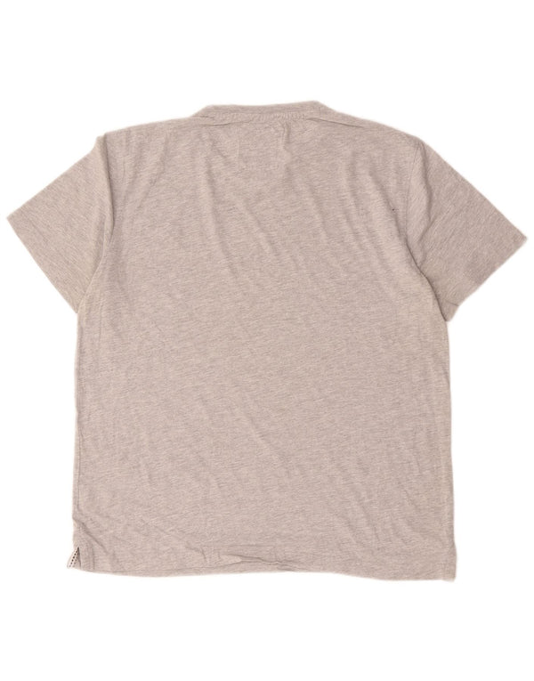 Crew Clothing Mens T-Shirt Top Large Grey Cotton