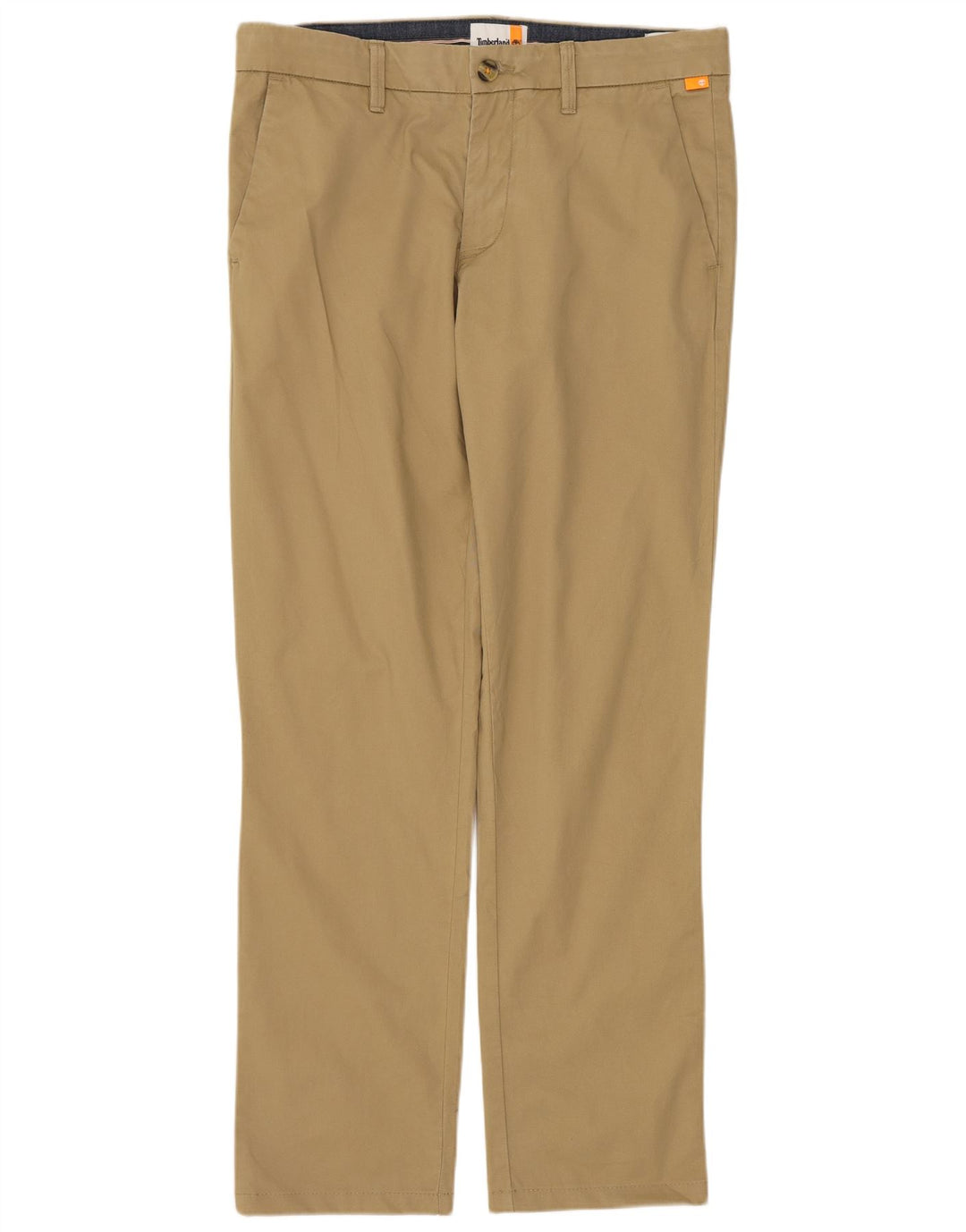 Timberland Mens Slim Chino Trousers W32 L30 Beige