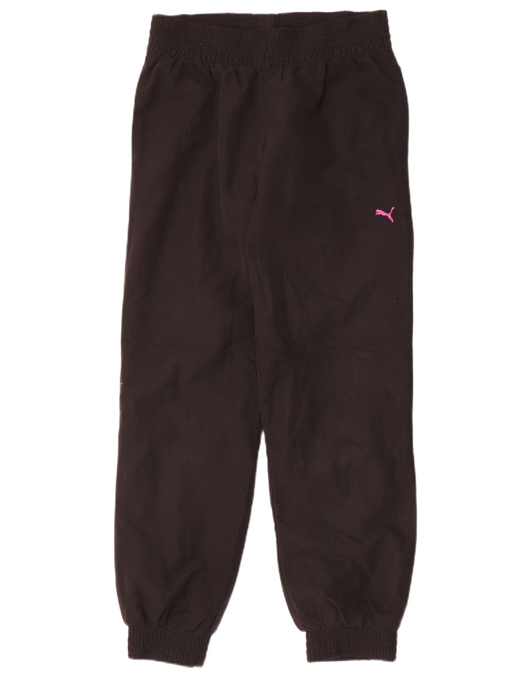 Puma Womens Tracksuit Trousers Joggers UK 12 Medium Black Polyester