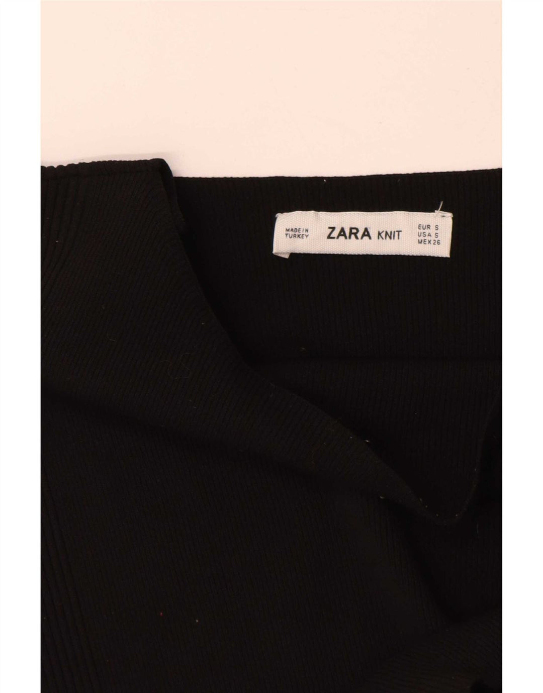 Zara Womens Vest Top UK 10 Small Black