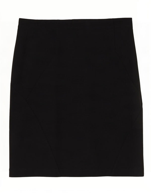 Hugo Boss Womens Pencil Skirt UK 12 Medium W30 Black Viscose
