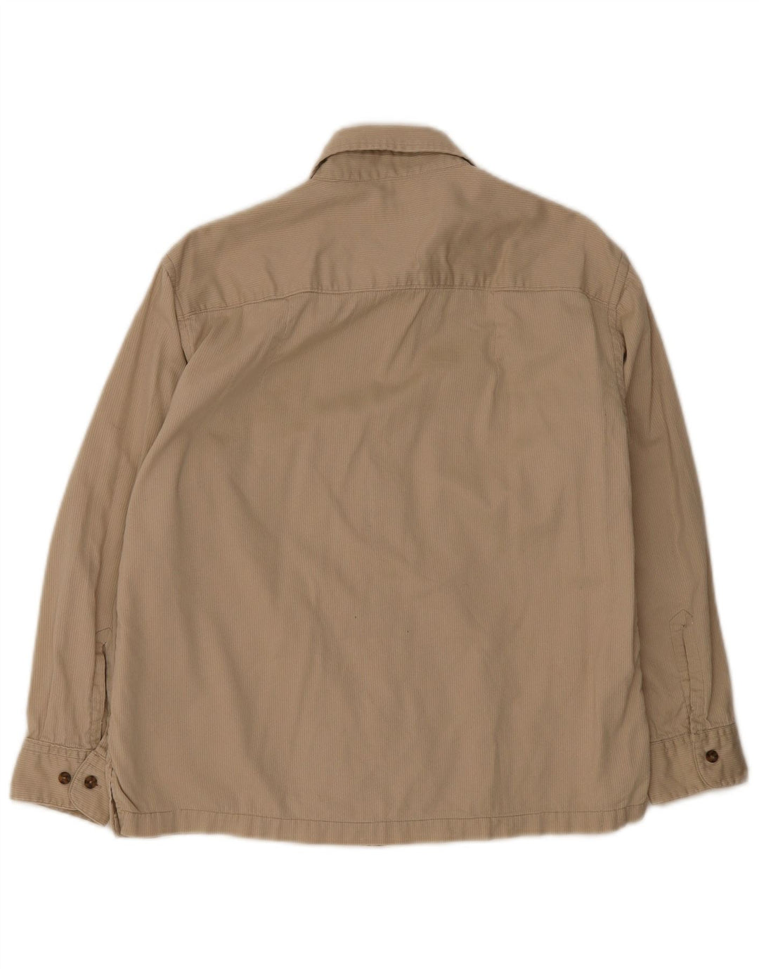 Wrangler Boys Shirt 14-15 Years Large Beige Pinstripe