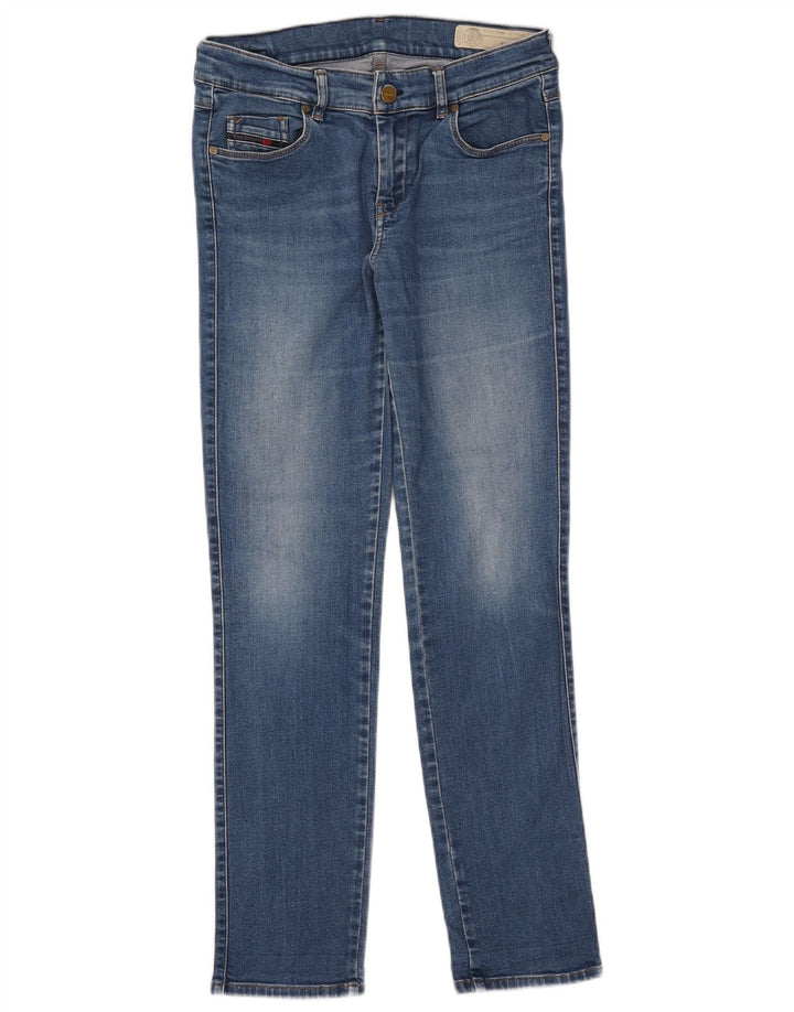 Diesel Womens Sandy Regular Slim Straight Jeans W28 L29 Blue Cotton