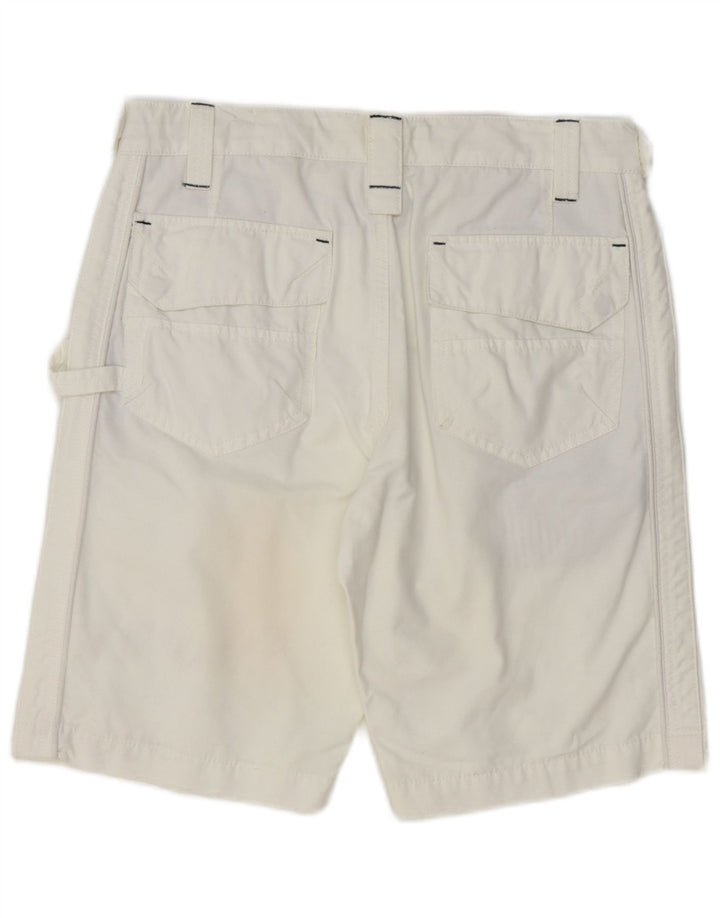ELLESSE Mens Chino Shorts IT 48 Medium W32  White Cotton