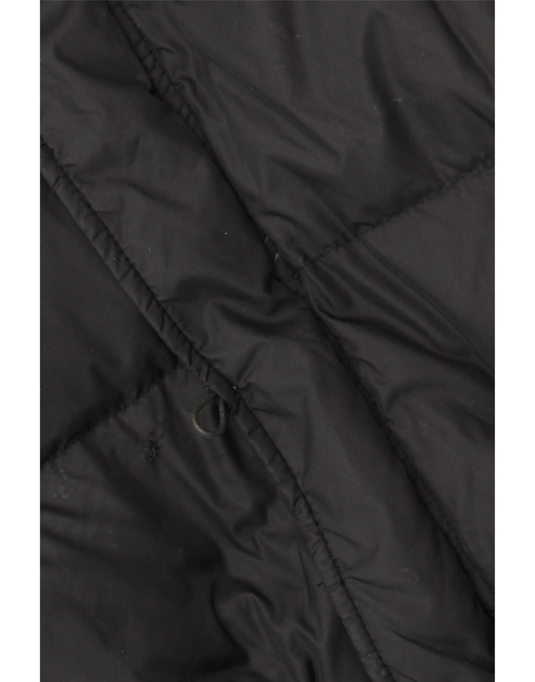 Diadora Womens Hooded Padded Jacket UK 14 Large Black Nylon
