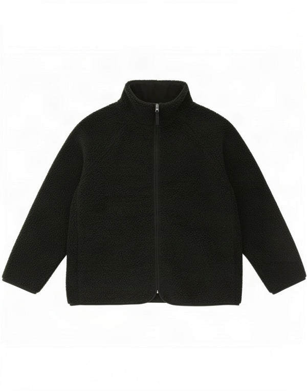 Marks & Spencer Womens Fleece Jacket UK 14 Large Green Polyester